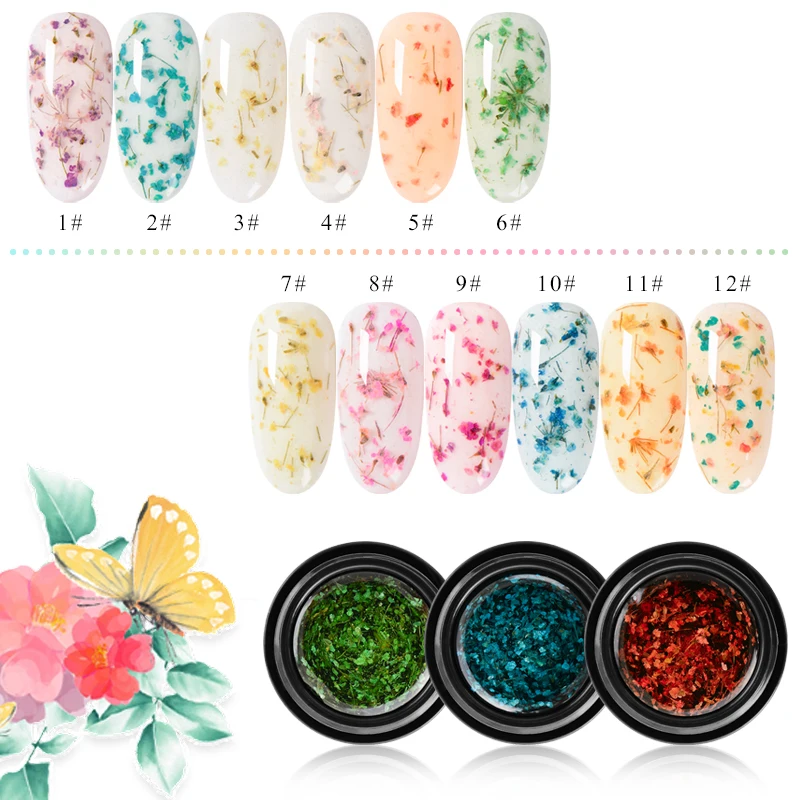 

RBAN NAIL 5ml Flower Fairy UV Gel Nail Polish Colorful Semi Clear Soak Off Nail Art Gel Varnish Design Fairies Series Paint