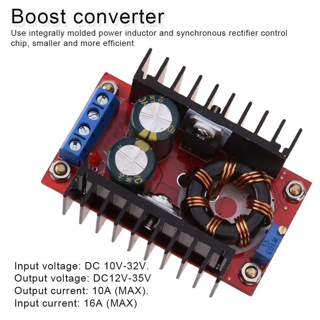 Boost 9A 150 Вт повышающий преобразователь понижающий преобразователь с регулировкой 12-32 В до 12-35 в модуль питания