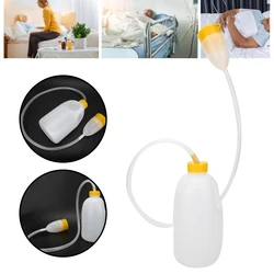 PVC 1700ml Portable Home Hospital Male Pee Bottle Urine Collector Storage With Pipe For Bedridd Urinary Incontinence Men Urinal
