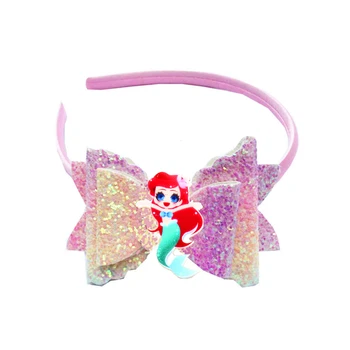 

LOL Shining Headband Baby Mickey Bow Hair Clip Baby Girls DIY Hair Clips Barrettes Mickey Headwear Female Hair Accessories