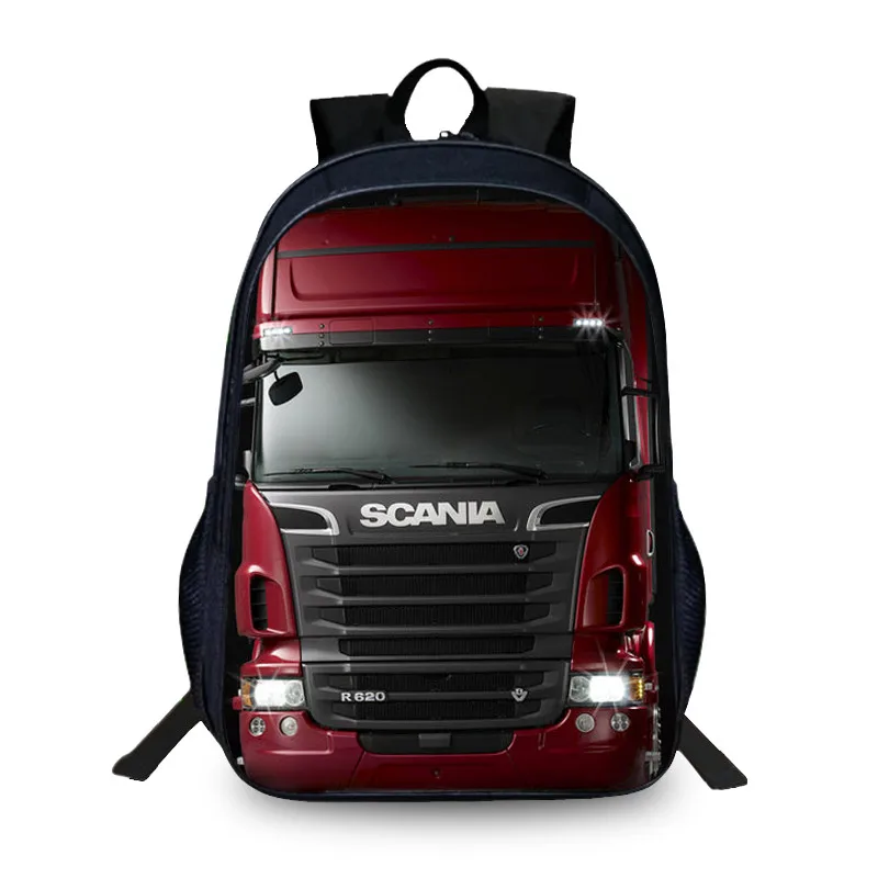 Модный школьный рюкзак Scania для ноутбука с 3D принтом, школьные сумки для подростков, мужские Модные школьные рюкзаки большой вместимости