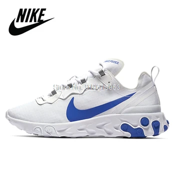 

Nike React Element 55 “Triple Black” Women's ESSENTIAL Running Shoes Sport Breathable Outdoor Sneakers