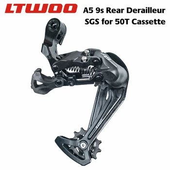 

295g A5 9 speed,27s Rear Derailleur Compatible 50T Cassette,MTB Mountain Bike Derailleur Guide Chain Compatible withALIVIO/ACERA