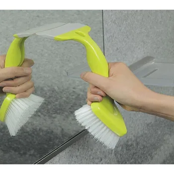 

Japan Aiwa Crevice Clean Brush Glass Wiping Water Dual Purpose Clean Brush