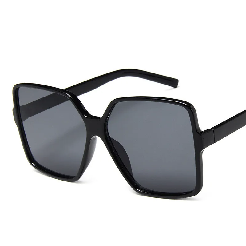 NYWOOH винтажные Квадратные Солнцезащитные очки для женщин и мужчин, роскошные брендовые негабаритные солнцезащитные очки, градиентные черные коричневые большие оправы, очки для женщин и мужчин