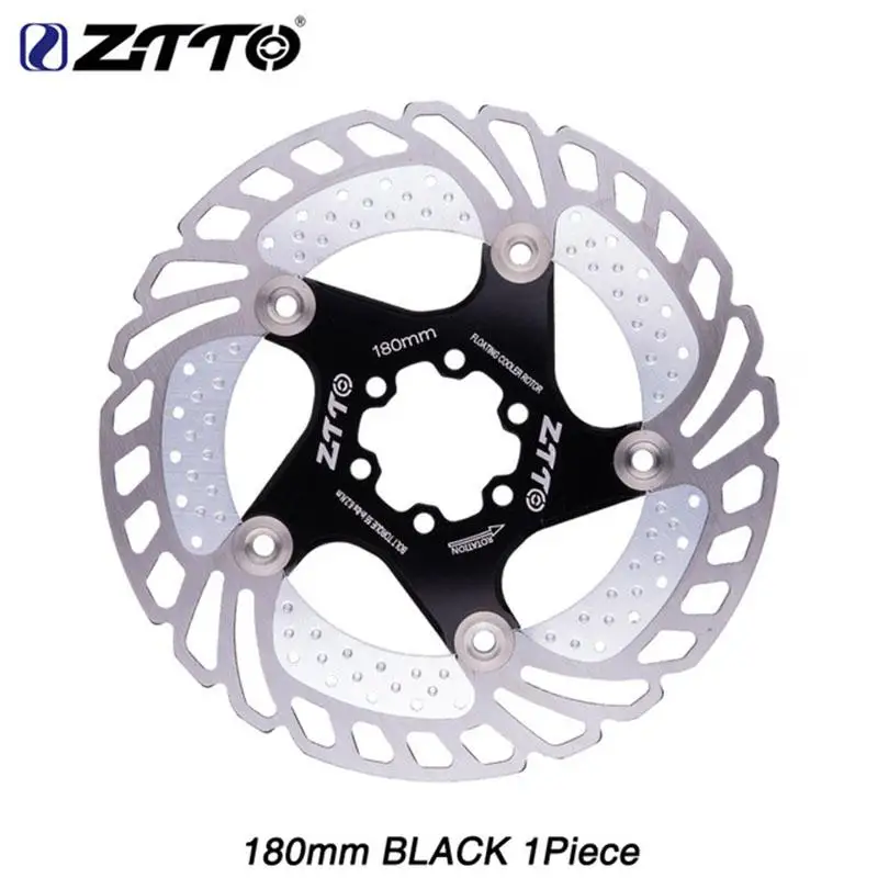 180MM HiMISS MTB DH дисковые велосипедные тормозные охлаждения плавающий ротор 203/180/160/140 мм 6 Болты ротора катушки, обеспечивающий отсутствие вибрации при горный велосипед RT99 RT86 - Цвет: 180MM