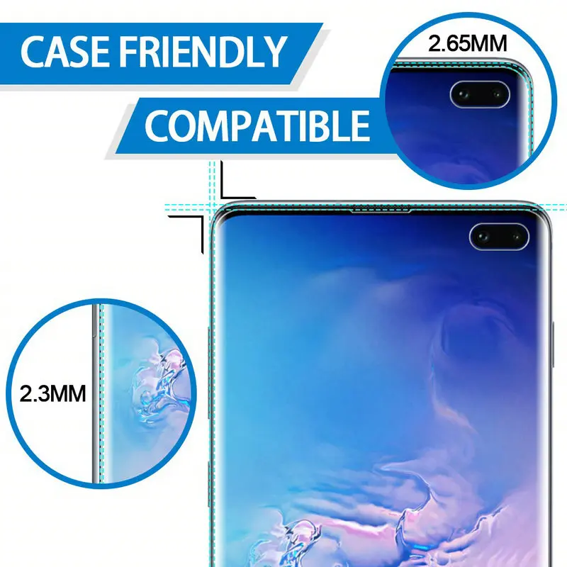 3D полное покрытие Гибкая ТПУ пленка для Samsung Note 10 Plus Защитная экрана Galaxy S10 HD