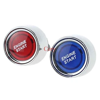

1PC Universal Car Auto Red Illuminated Push Button Touch Switch 12V50A Engine Start Switch Race Starter Ignition switch Red Blue