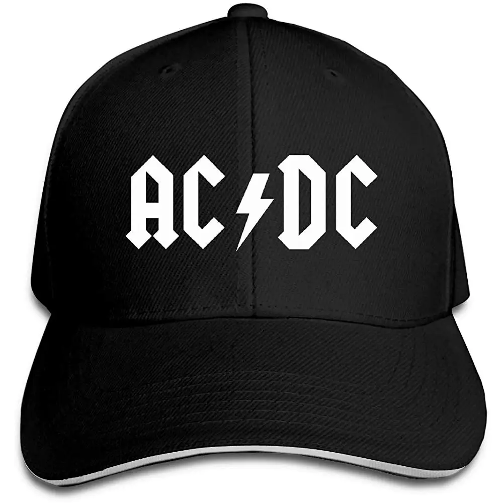 ACDC унисекс Регулируемая Сэндвич кепка бейсболка классическая Хип-Хоп плоская шляпа