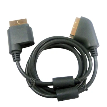 

100 pcs 1.8m/6FT RGB Scart Video HD TV AV Cable For XBOX 360 Version Game Console Video Cable For Xbox 360 Game Accessories