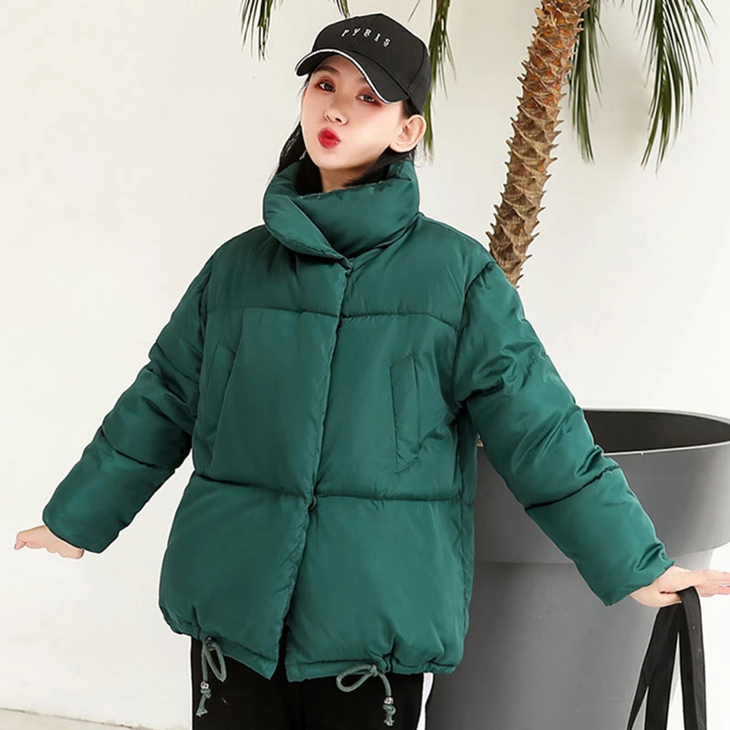 ZURICHOUSE/осенне-зимняя куртка для женщин, пальто, модная женская зимняя куртка-стойка, Женская парка, Теплое повседневное пальто большого размера