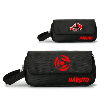 

Anime Naruto Pencil Case Uzumaki Naruto Uchiha Madara Itachi Sasuke Akatsuki cosplay Pen Bag student school oxford Handbag