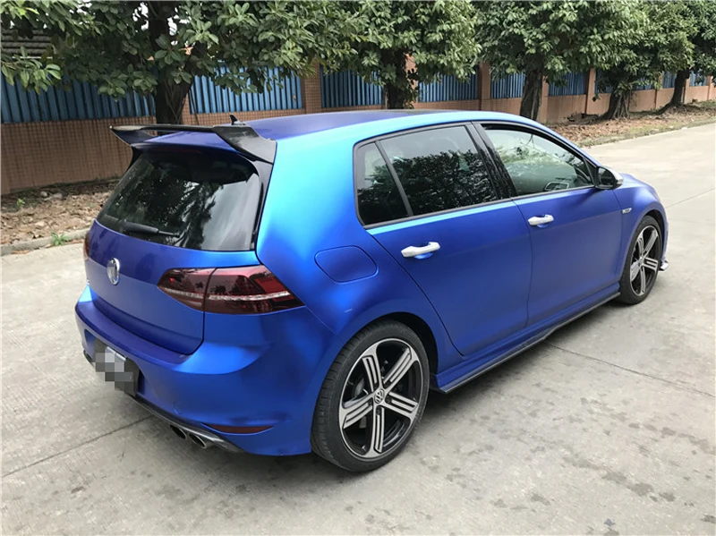 MK7 GTI O Стиль углеродного волокна задний крыша спойлер, крыло, багажник для Volkswagen Golf 7 VII МК 7 GTI& R