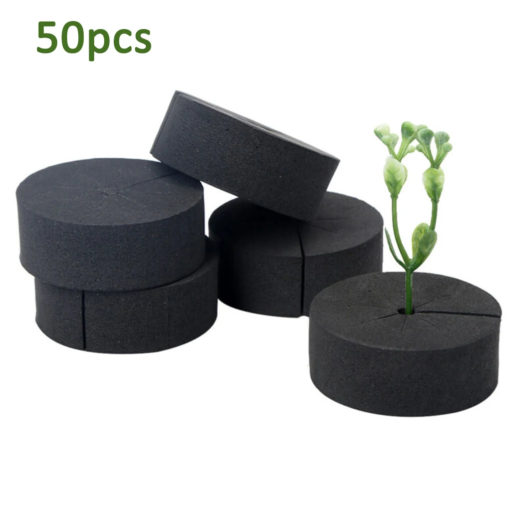 50pcs Garden Clone Collars 45mm*30mm Foam Inserts Cloning Plant For Hydroponics Cloning DIY Garden Plants