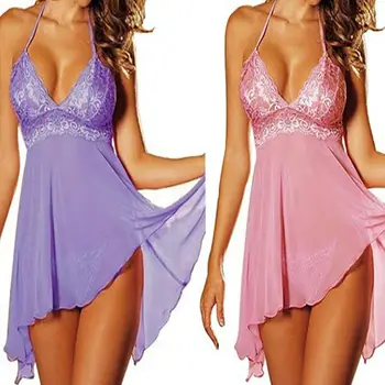 

Women Lady Lingerie Lace Dress Underwear Frew Size Sleepwear