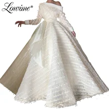 Новое поступление, Дубай, вечернее платье, с открытыми плечами, с длинным рукавом, ТРАПЕЦИЕВИДНОЕ платье для выпускного вечера, вечерние платья, арабское платье