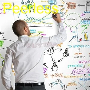 

Peerless Vinyl Chalkboard Wall Stickers 45CMx200CM Removable Blackboard Greenboard Whiteboard Great Gift for Kids