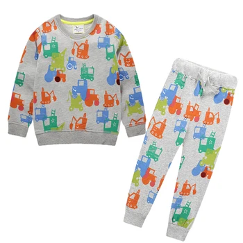 

Jumping Meters Toddler Cotton Clothing Set Sweaters Top + Pants Kids 2 pcs Set for Autumn Winter Baby Outfits Toddler Sets