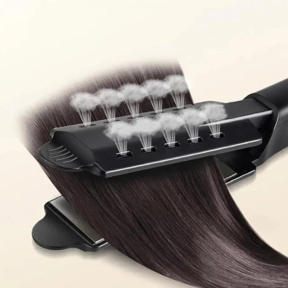 magic professional ceramic steam hair straightener