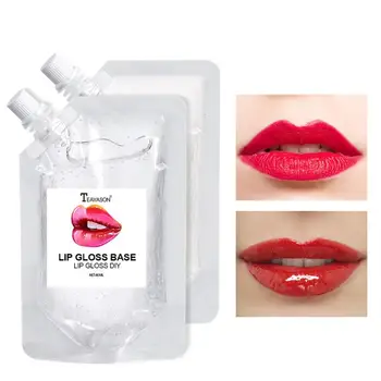 

50ml DIY Moisturizing Lip Gloss Base Oil Non-Stick DIY Lipstick Material Base Gel Handmade Liquid Lipstick Makeup Tools