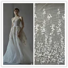 GLace 1Y/лот Высококачественная мягкая кружевная блестящая сетчатая блестящая ткань текстиль для свадебного платья украшение ткань материал TX1396