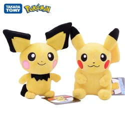 Muñecos de peluche de Pokémon de 20cm, Pikachu, Pichu, figura de Anime bonita, peluche de peluche, modelo de mascota colgante, juguetes para niños, regalo de Navidad