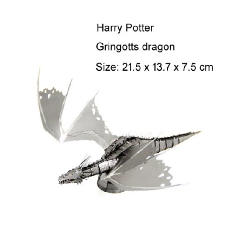 QUINEE OX металлическая сборочная модель DIY 3D головоломка Mass Effect серия Normandy Cruiser/Gringotts Dragon/Hogwarts express - Цвет: Фиолетовый