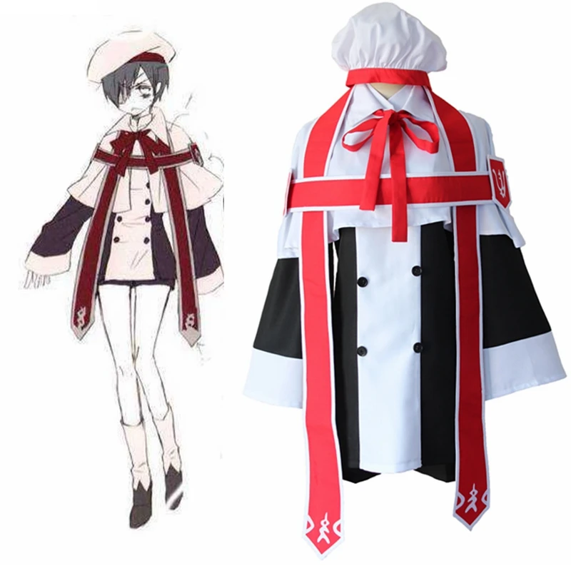 

Anime Cos Ciel Phantomhive Church Cosplay Costumes Suit Sets
