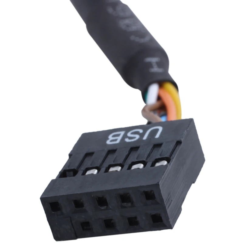 Черный USB 2,0 9 контактный разъем для USB 3,0 20 контактный разъем кабель разъем адаптера