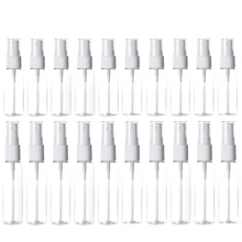 20 Packs of Clear Plastic Fine Mist Spray Bottle,Plastic Refillable Spray Bottles,10Ml/20Ml,for Essential Oils, Travel,Cleaning