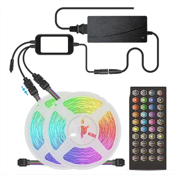 

10M(32.8Ft) Led Strips Lights 5050 Rgb Led Strip Lighting with Bluetooth Control for Home/Bedroom/Bar Decorative Uk Plug