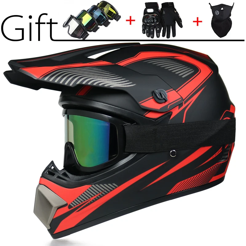 Casco de moto todoterreno para bicicleta, de carreras de Motocross, casco de descendente, adecuado para chico DOT - AliExpress Automóviles y
