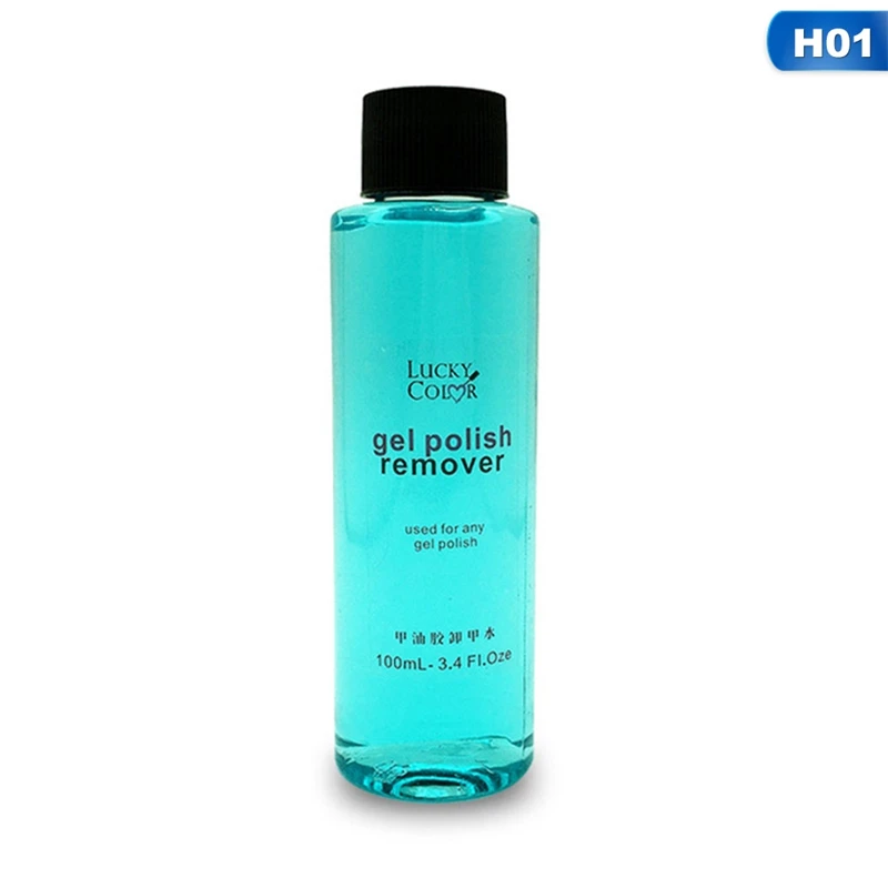 H01 Gel Remover Liquid Degreaser For UV Gel Varnish LED Nails Polish Cleaner Water 1 Bottle 100ML - Цвет: H01