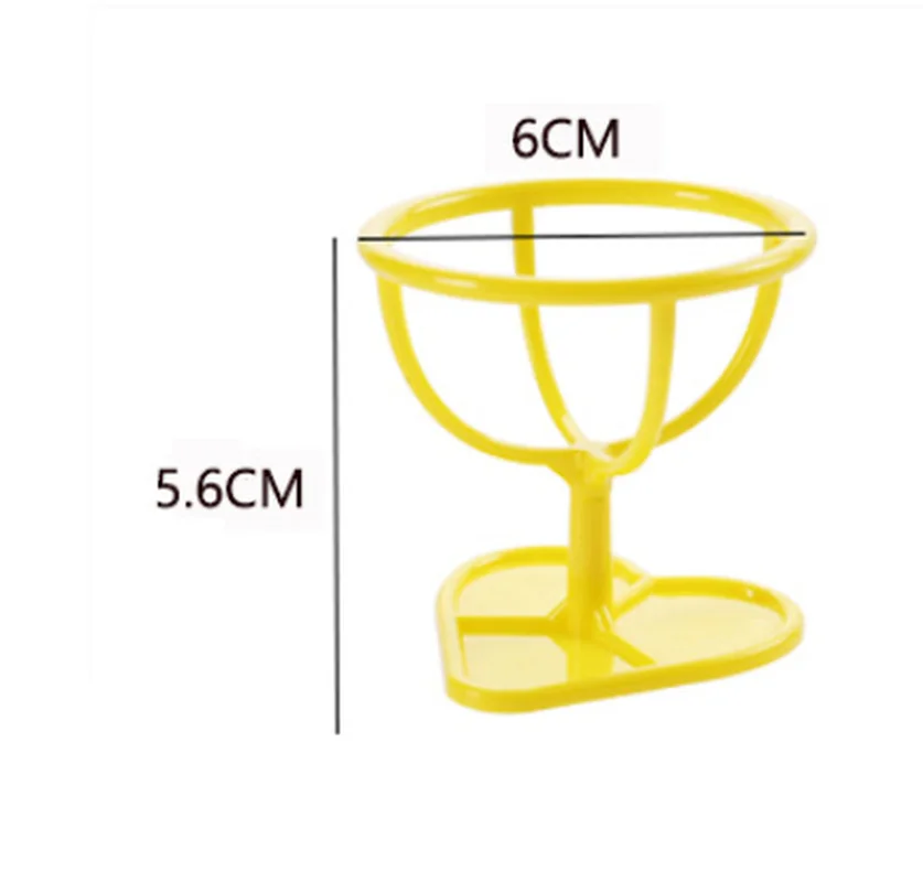 1 шт., косметическая Подставка для губки, чехол для хранения, держатель для макияжа, пустая Косметическая подставка в форме яйца, подставка для пуховки, подставка для пуховиков, сушильная коробка
