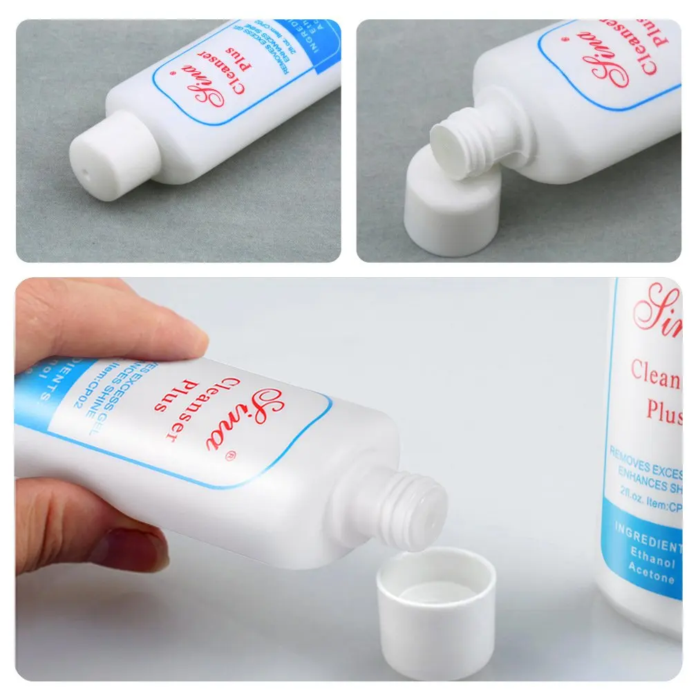 Hot UV Gel Nail Art Excess Gel Remover Cleanser Plus Cleaning Enhances Shine CNT 66