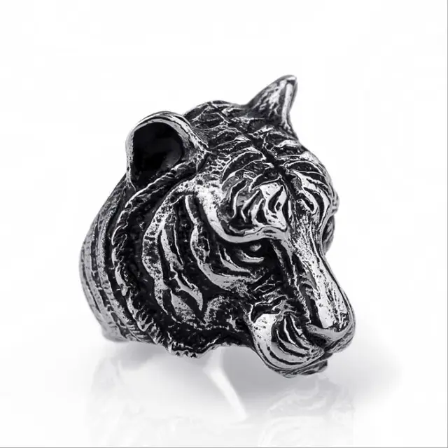 Bague tête de tigre