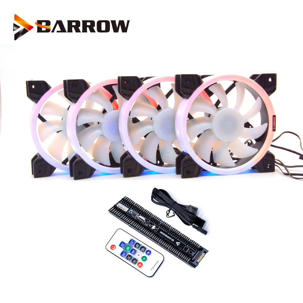 Вентилятор Barrow PWM размер вентилятора 120*120 мм используется для радиатора чехол