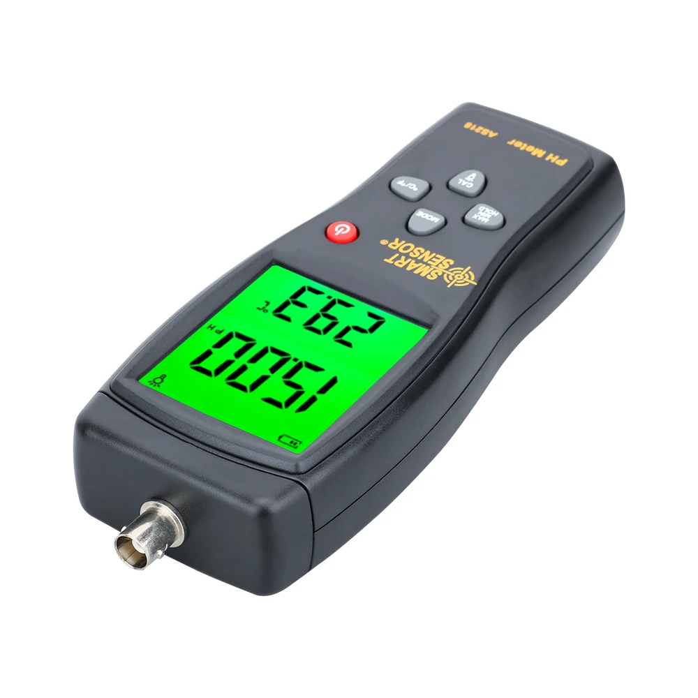 digital PH meter ph Meter PH tester SmartSensor AS218 0.00~14.00pH Moisture measuring instrument water acidity meter ph meter
