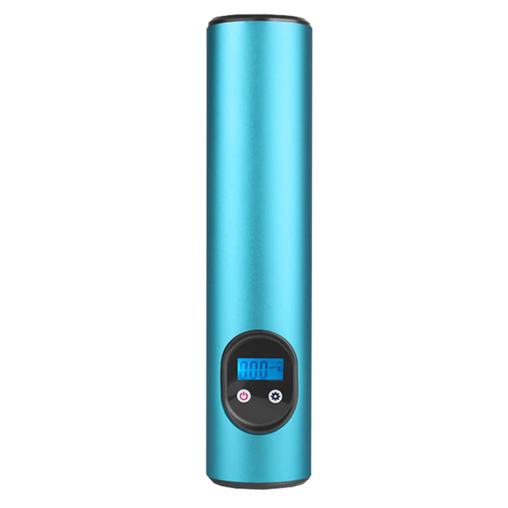 Wireless Smart Bicycle Pumps Handheld Portable Electric Bike Motorcycle Car Air Pumps Inflator THJ99 - Цвет: Синий
