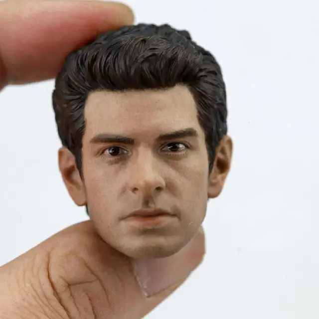 1/6 Scale Head Carving Peter Parker Andrew Garfield Male Model PVC Suitable For 12-Inch Action Figure Body Doll 1