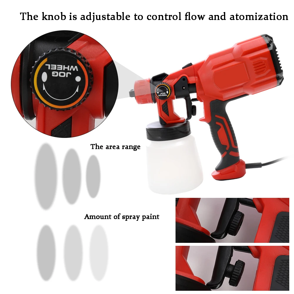 

Handheld Multifunctional Split Type Electric Paint Spray Machine Sprayer with Spray Width Adjustment Household and Industry Tool