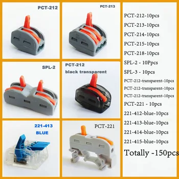 

wire connector cable connector Mix package 412 413 415 cable accessories plug-in connector wire terminal blocks electrical power
