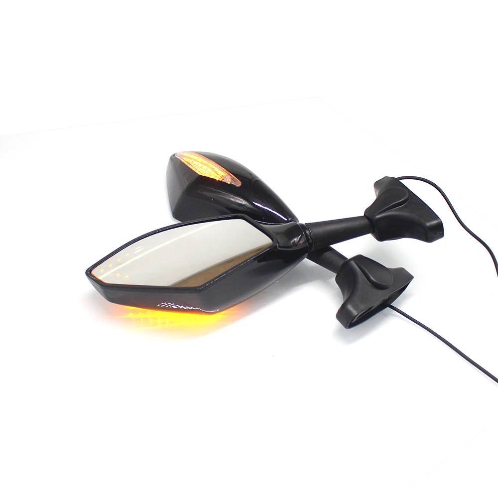 Для Honda CBR 250 600 1000 RR F3 F4 RC51/RVT1000R Аксессуары для мотоциклов Мотоцикл Зеркало заднего вида с Поворотный Светильник - Цвет: photo