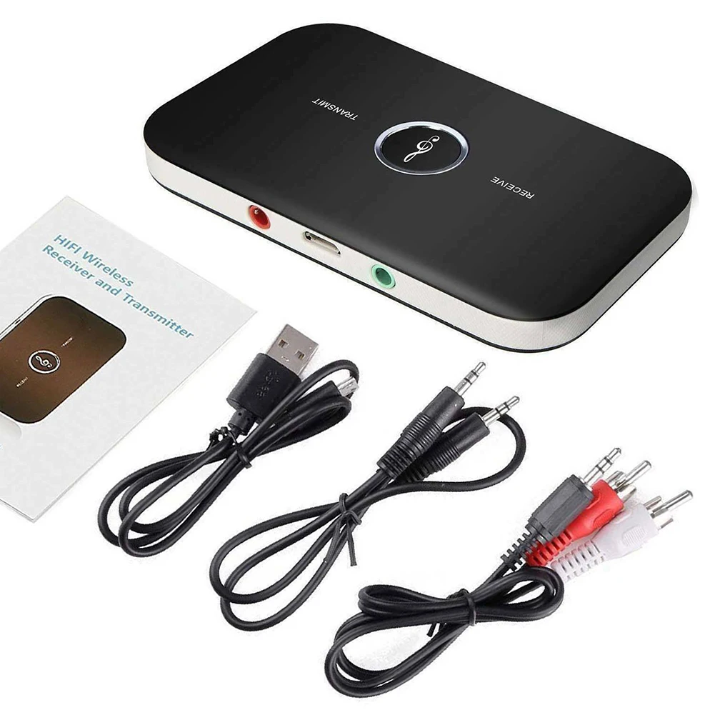 2 в 1 Bluetooth передатчик приемник беспроводной A2DP домашний ТВ ноутбук стерео аудио