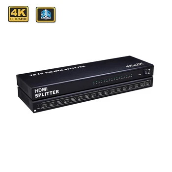 

4K 3D HDMI Splitter 1x16 Switch Video Converter 4KX2K 1080P 1 In 16 Output for PS3 PS4 Notebook PC to TV Projector