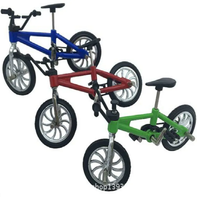 Милые мини-Пальчиковые игрушечные велосипеды BMX горный велосипед креативный игровой костюм Детский Взрослый 3 цвета BMX Фикси велосипед Скутер для пальца игрушка