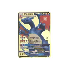 Высокое качество игры аниме битва карт золотая металлическая карточка Коллекционная Фигурка Модель Детская игрушка подарок