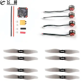 

Combo GHF411AIO F4 Flight Controller 20A ESC EX1204-6500kv 1.5mm 3s Motor w/ Hurricane 3018 Paddle for 3-5" FPV Toothpick Drone