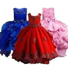 Платья для первого причастия; платье для девочек; элегантное Новогоднее платье принцессы на свадьбу; Детские платья для девочек; платье для дня рождения; Vestido