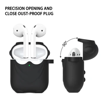 

Soft Silicone Case For Airpods For Air Pods Shockproof Earphone Protective Cover Washable Elastic for iphone Headset Accessories
